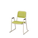 【スーパーSALE!10%OFF】肘付本堂用お詣り椅子 アルミ AL-350E 日本製 (0611-3500)