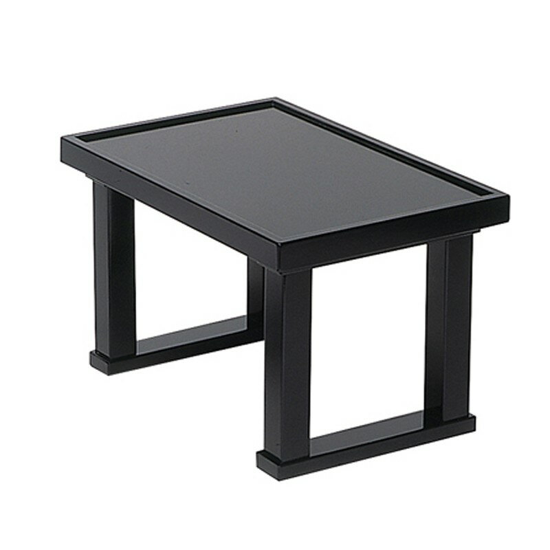 内陣用経机置台PART2 黒塗 日本製 (1141-0101) 仏壇 机 仏具 経机 テーブル