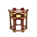 【スーパーSALE!10%OFF】磬子台 立打用杢魚台 朱塗面金箔押 1尺7寸 (3903-1700)