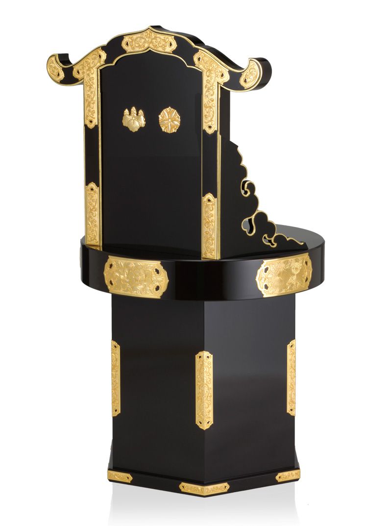 【スーパーSALE!10%OFF】「日本製」職人こだわりの仏具背付き 平城型回転式曲禄オーダーメイド 手作り 寺院 お寺用椅子 本堂用 寺院 お寺 寺院 お寺仏...