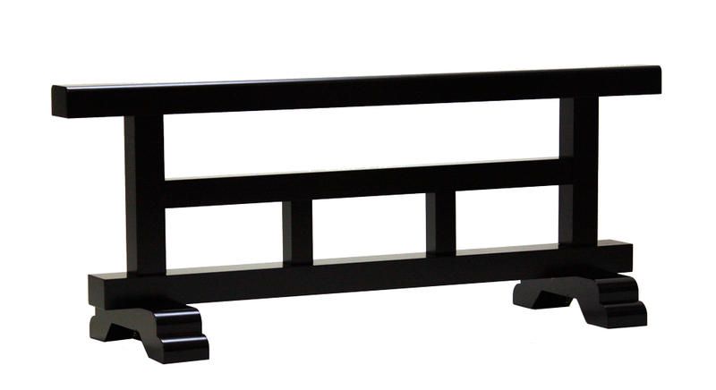 【スーパーSALE!10%OFF】結界【寺院 お寺 仏具】木製 結界【黒塗】 幅4尺(120cm)(4671-0400)