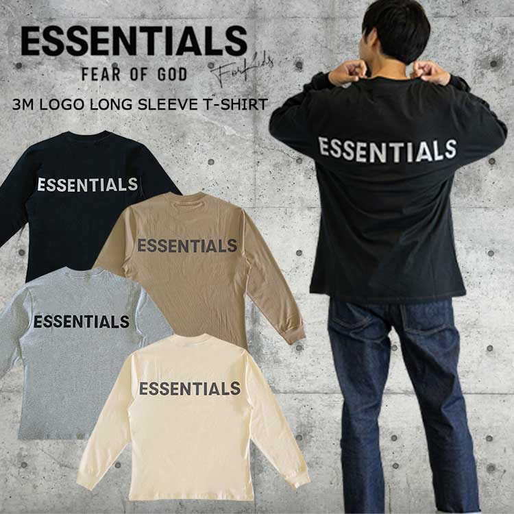 FOG ESSENTIALS エッセンシャルズ Los Angele 長袖Tシャツ ロンT ロングスリーブ バックロゴ メンズ レディース ユニセックス 春夏 男女兼用 送料無料