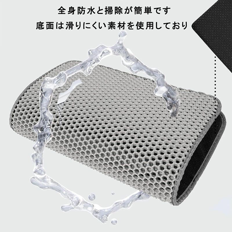 掃除簡単 猫砂マット猫トイレマット複数サイズ ペットキレイ EVA滑り止め 高耐久 ...