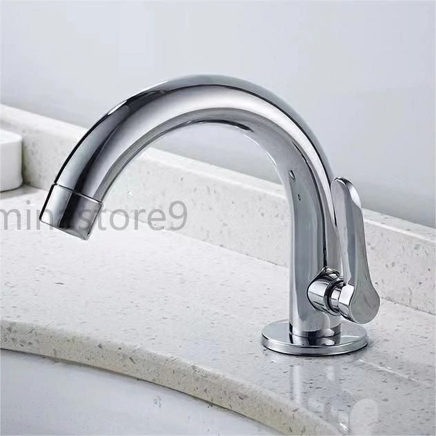 Rakuten - 手洗い 洗面 トイレ 立水栓 水道 蛇口 洗面台 手洗いボウル用 単水栓 シングルレバー 洗面用