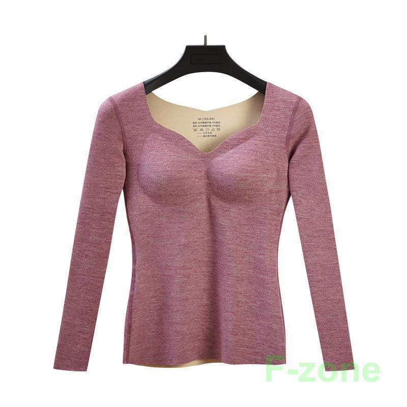 防寒インナー ヒートテック レディース 一体式カップ ストレッチ 冷え対策 保温グ...