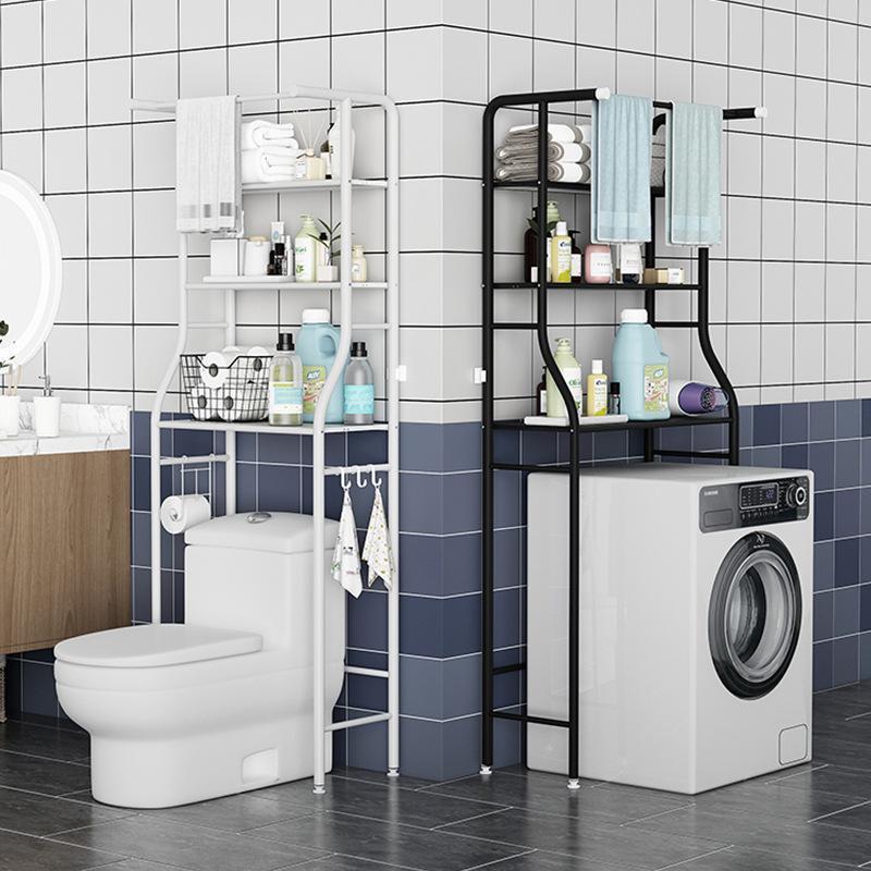 Laundry Racks - 洗濯機ラック トイレ用 棚 収納 3段 ラック トイレ収納 台 整理棚 オープンラック ランドリーラック ランドリー収納 洗濯機収納 脱衣所 洗面所 洗濯物
