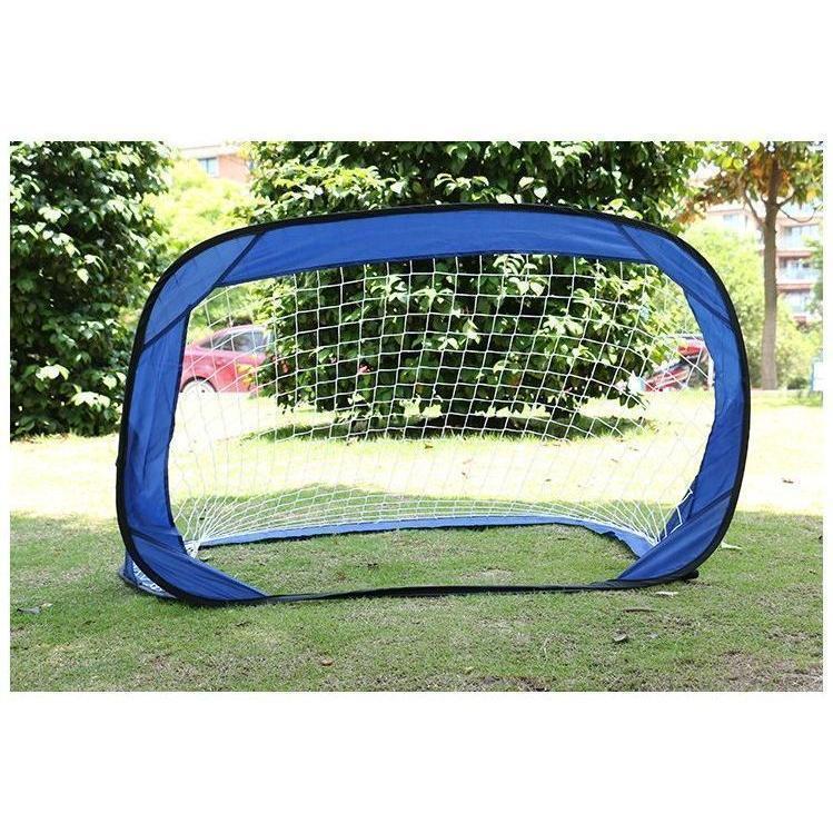 雅和屋のミニサッカーゴール ゴールネット 折りたたみ ポップアップ 子供用 収納バッグ付き ポータブル 持ち運び 練習 フットサル 室外 スポーツ アウトドア｜アングル2