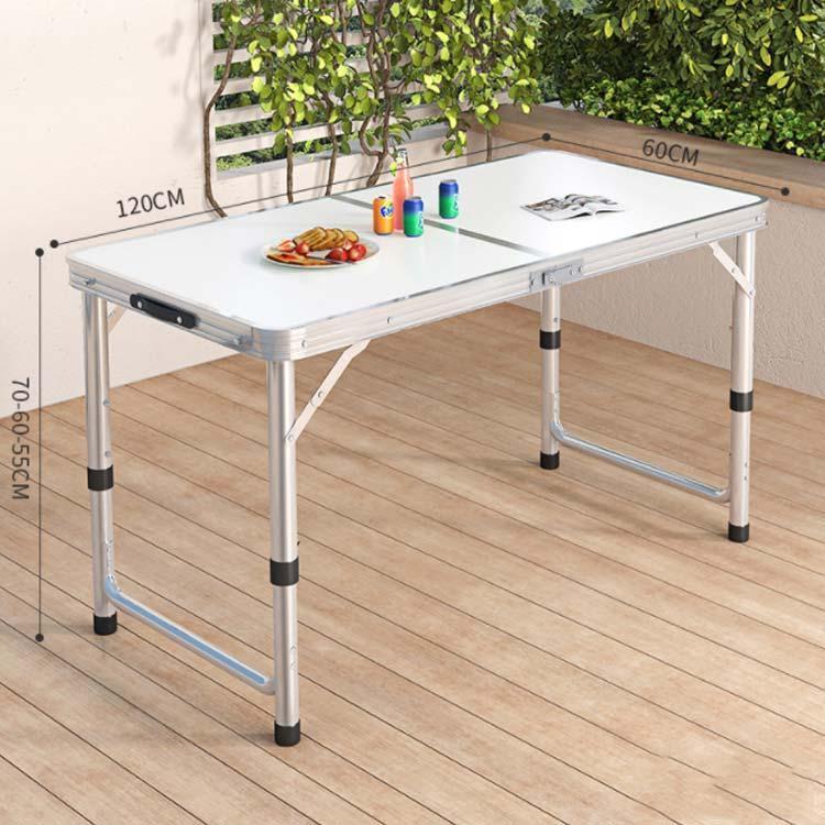 雅和屋のアウトドア テーブル キャンプ 120cm 折りたたみ テーブル バーベキュー レジャーテーブル 折り畳みテーブル 軽量 アルミ 高さ調節 ピクニック｜アングル3
