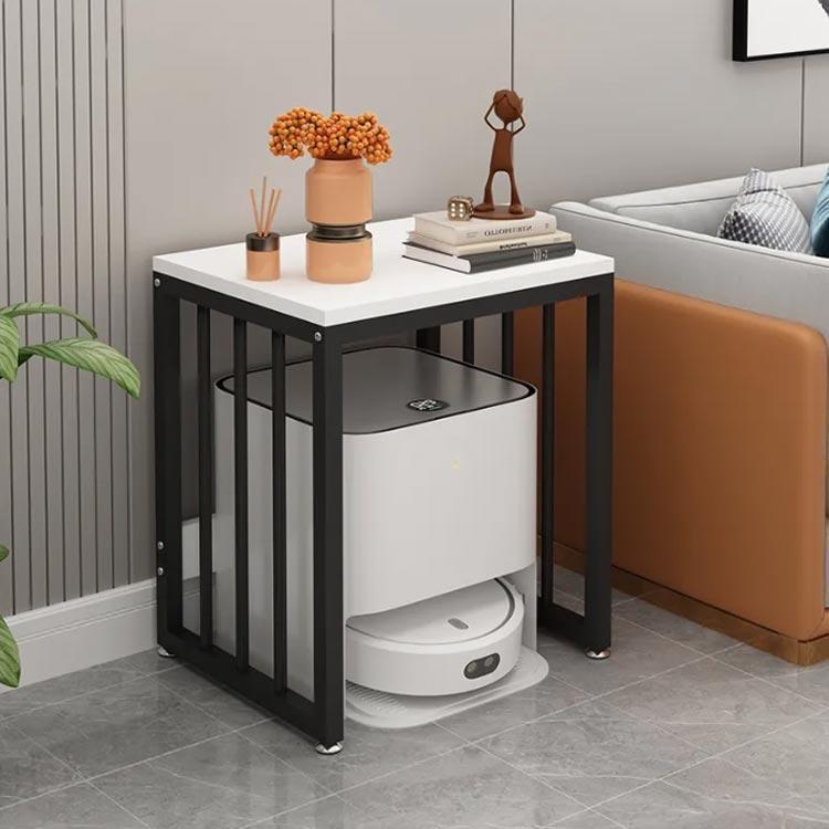 ケーブルボックス ルーター収納 タップボックス ロボット掃除機設置 ルンバ基地 お掃除ロボット 収納 木製 1段 高さ42cm コードケース スッキリ