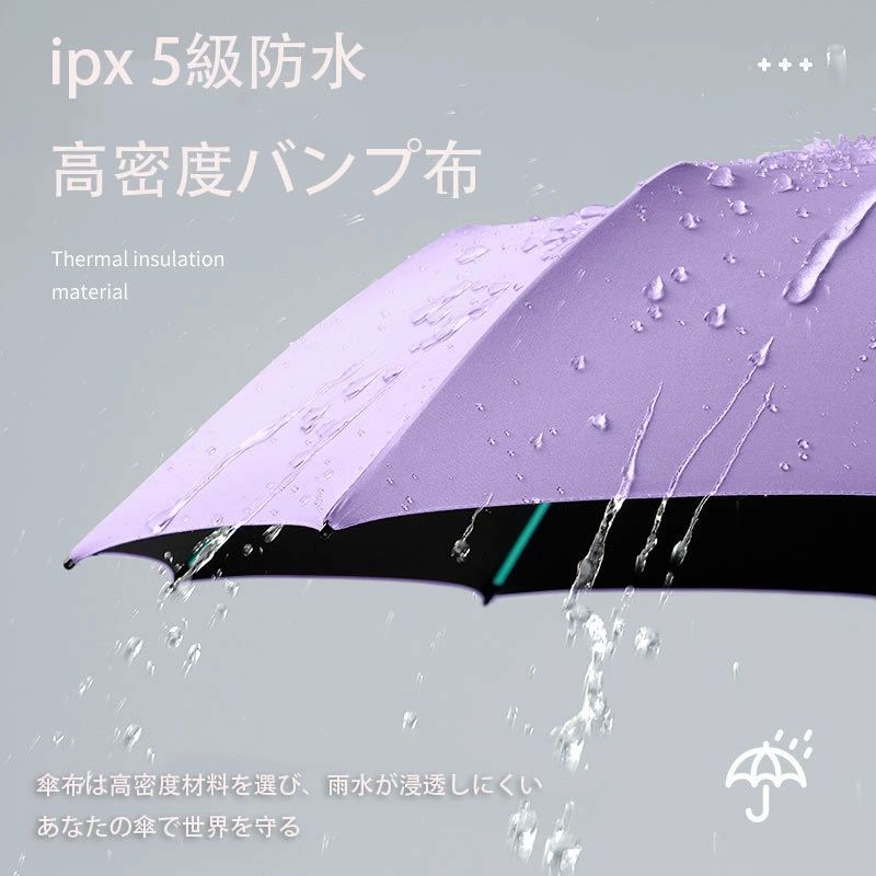 Rakuten - 折りたたみ 完全遮光 軽量 折り畳み傘 48本骨 uvカット 紫外線対策 日焼け対策 メンズ レディース 軽量 大きめ おりたたみ傘