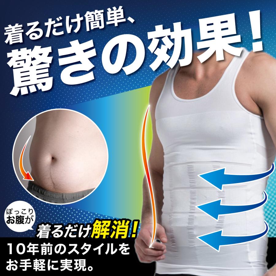 加圧シャツ メンズ タンクトップ ノースリーブ...の紹介画像3