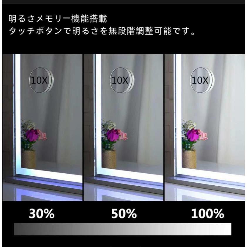 ドレッサー オシャレ 新生活応援 自社製品 北欧風 化粧台 幅60cm LEDミラー お姫系...