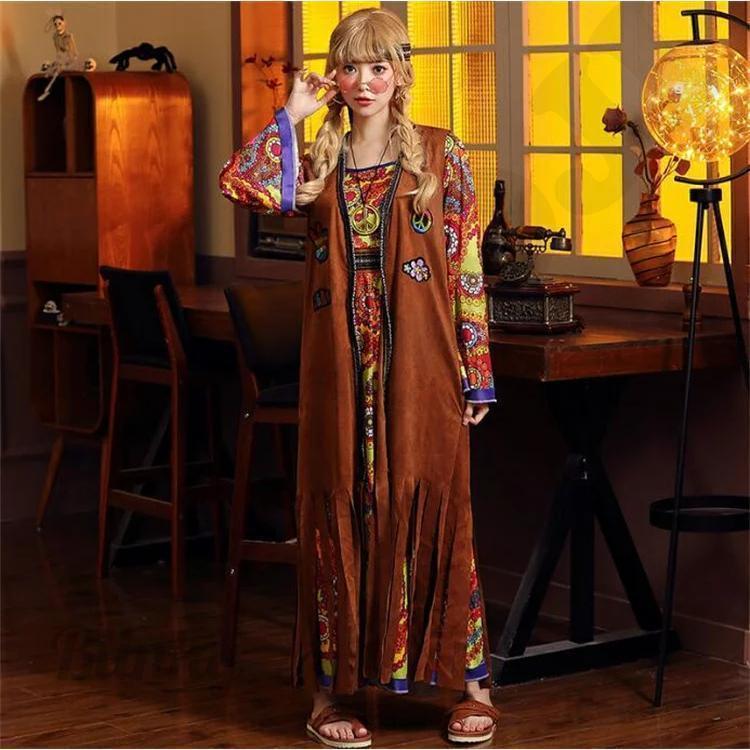 【楽天スーパーSALE】ハロウィンキ コスプレ 仮装 原始部族 民族衣装 衣装 メイド パーティー イベント コスチューム 可愛い レトロディスコ ナイトクラブ おすすめ 2024