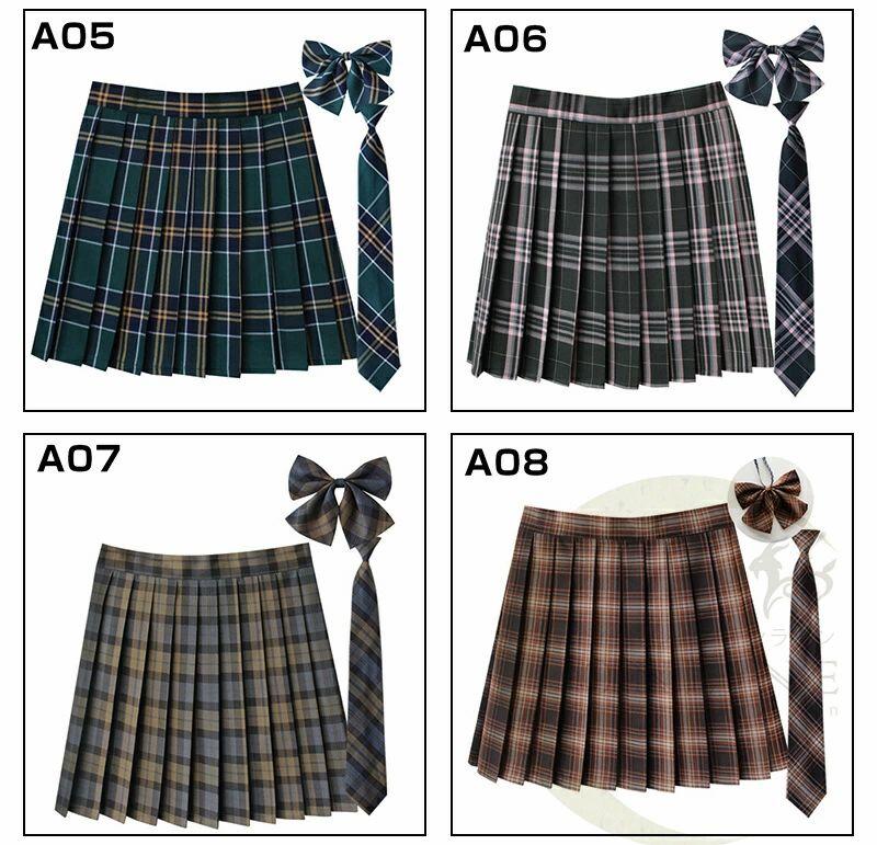 制服 学生制服スカート 15タイプ チェック柄プリーツスカート(スクール・制服)　蝶結び付き 女子高生スカート レディース 高校生 お受験 結婚式 発表会 ジュニア フォーマル