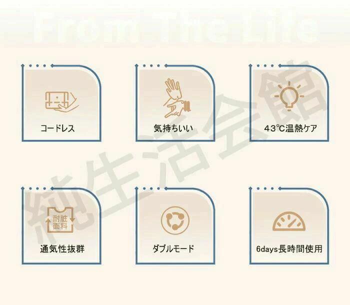 雅和屋の3Dマッサージピロー コードレス 温熱モード マッサージ器 首 マッサージピロー マッサージ機 振動 マッサージ枕 マッサージ 枕 肩 腰 背中 脚 家電 母の日 父の日 実用的 健康 ギフト｜アングル2