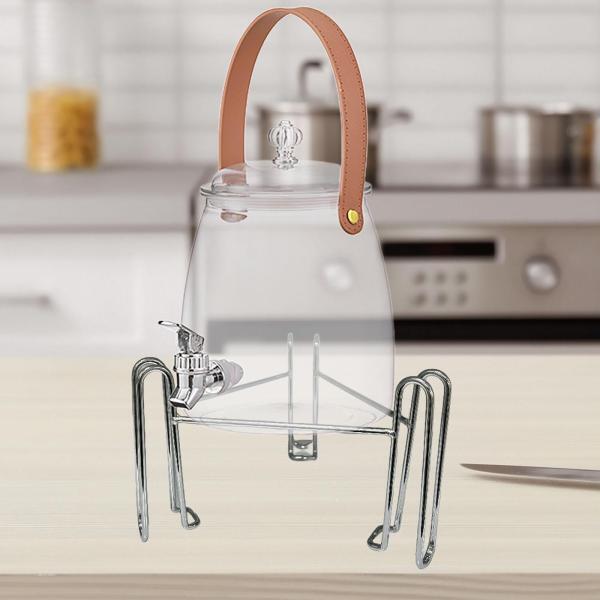Rakuten - 蛇口付きドリンクディスペンサー クリアジュースジャー キッチン用 冷水 アイスティー 9L