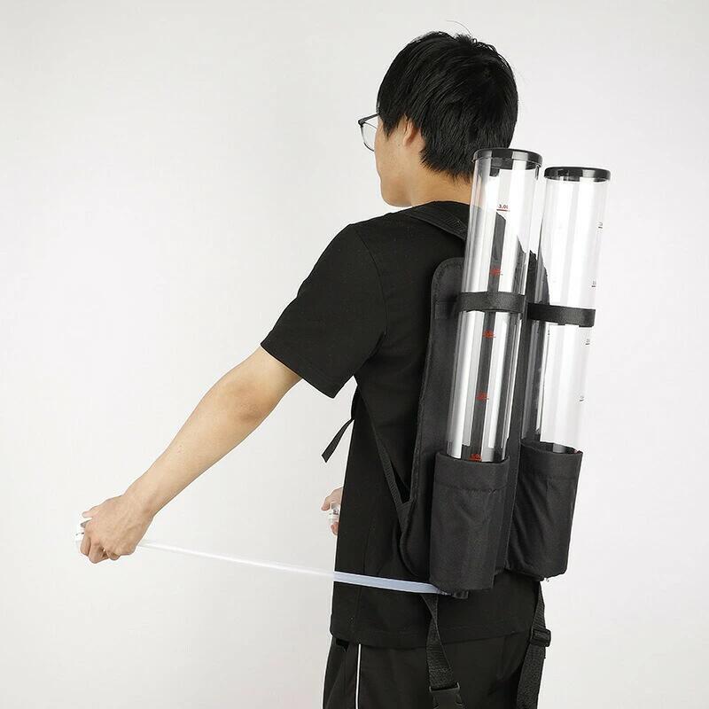 バックパックタイプのビールディスペンサー、ダブルビバレッジジェットパック、手圧式ビールノズル、2 ..