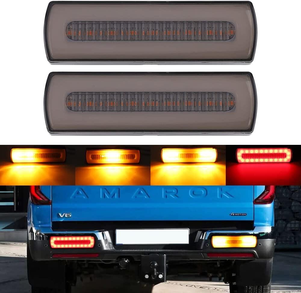 乐天商城 - テールランプ 40LED デイライト 2個セット ブレーキランプ アンバー 車用 LEDバルブ 12-30Vテールランプ ストロボ 赤/青/黄/紫/白/緑 シーケンシャル アンバー 流れる 電球 トラック マーカーランプ ポジション ライト リア 車 トラック 大型車 補助照明 IP67 汎用