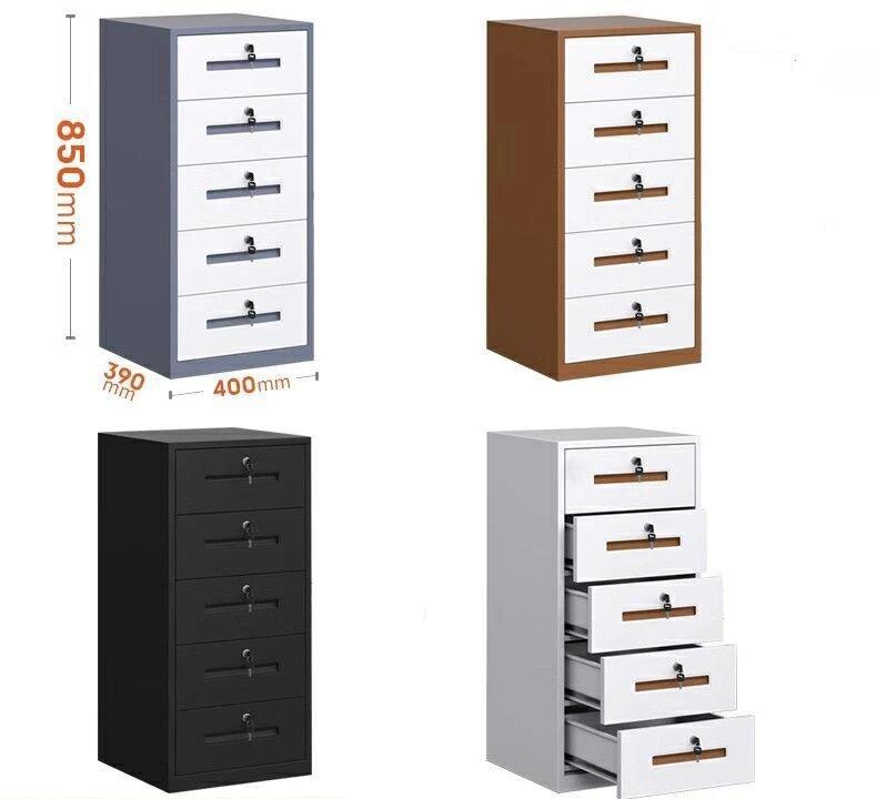 書類のキャビネット低いキャビネット事務室の机の下のロッカー引き出しの活働のキャビネット鍵付きの資..