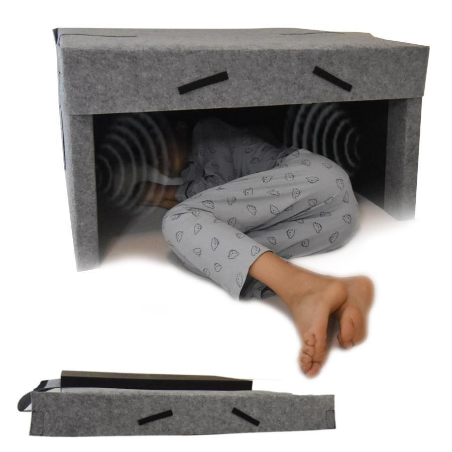 スリープキャビン、睡眠を助ける防音性と耐光性のサイレントテント、内蔵デュアルスピーカー、ストレス..