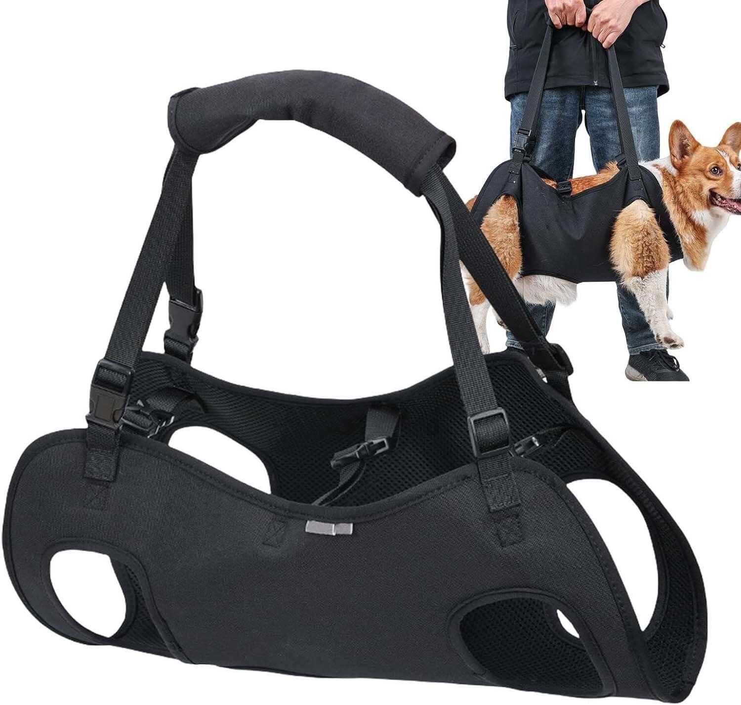 犬用介護ハーネス 歩行補助 老犬介護用 歩行補助ハーネス 犬歩行 抱っこ補助ハーネス サポートハーネス..