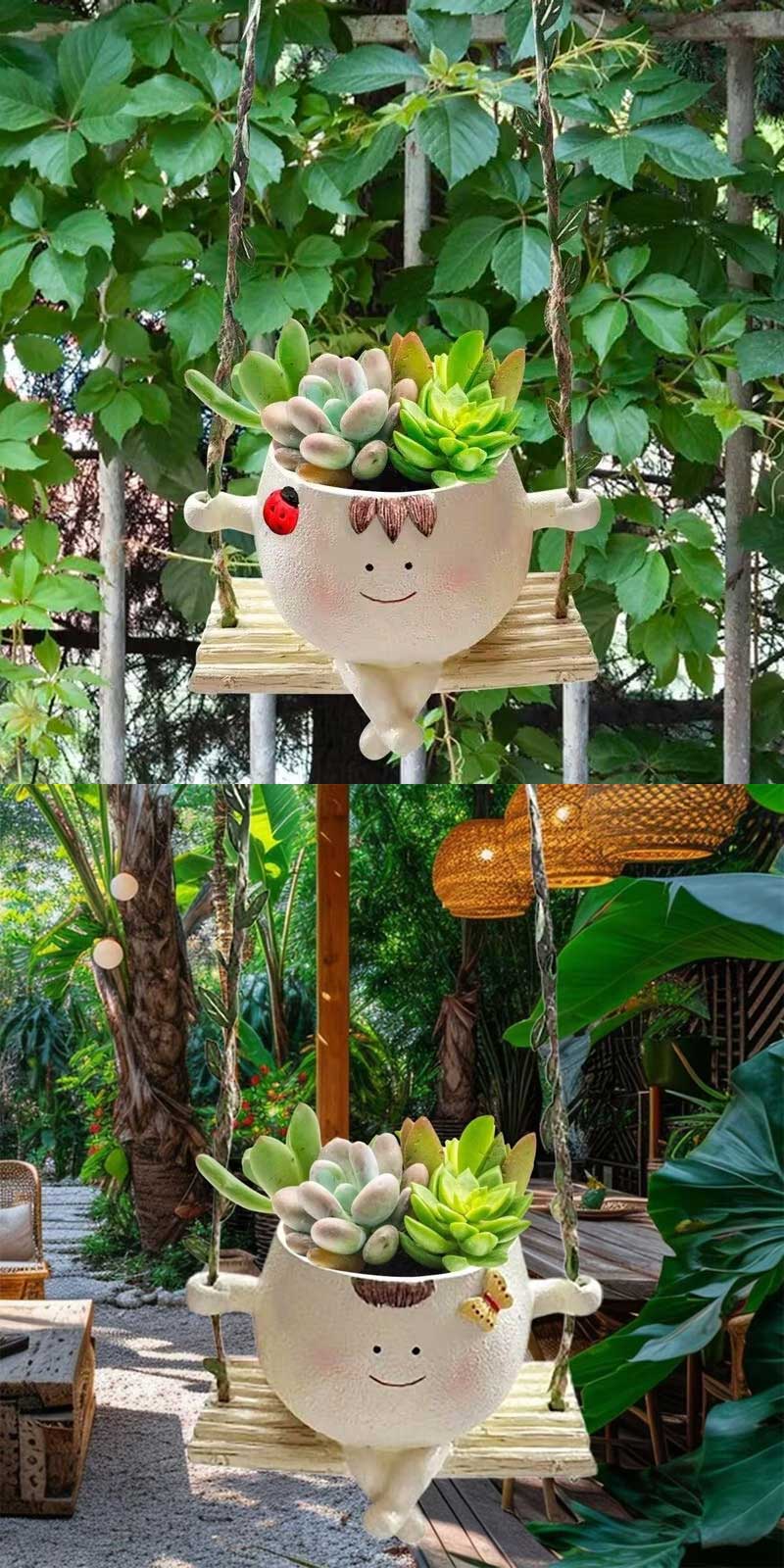 植木鉢 鉢カバー 可愛い多肉植物用鉢 ガーデンデコレーション 植え プレゼント用ユ...