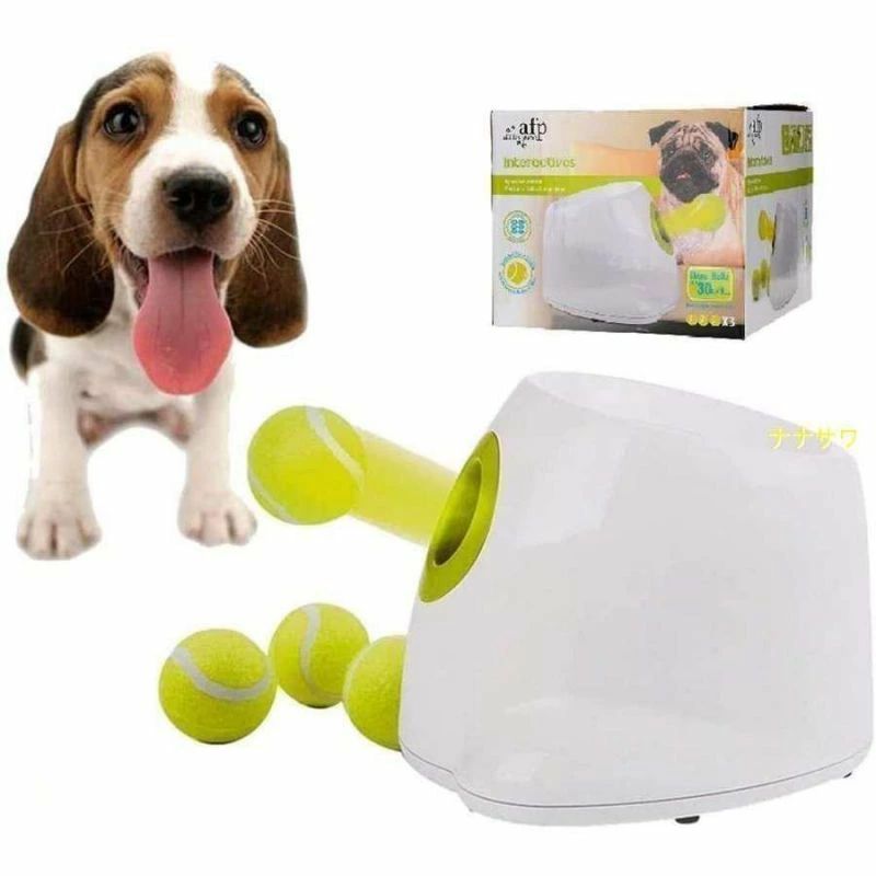 乐天商城 - 3種類の発射距離 犬用のミニインタラクティブフェッチもちゃ投げ機トレーニングと遊び ンチャー