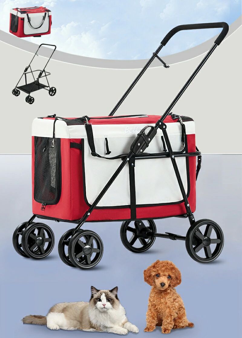 ペットカート ペット バギー 大型犬 折りたたみ 多機能 分離式 取り外し可能 ミニ ...