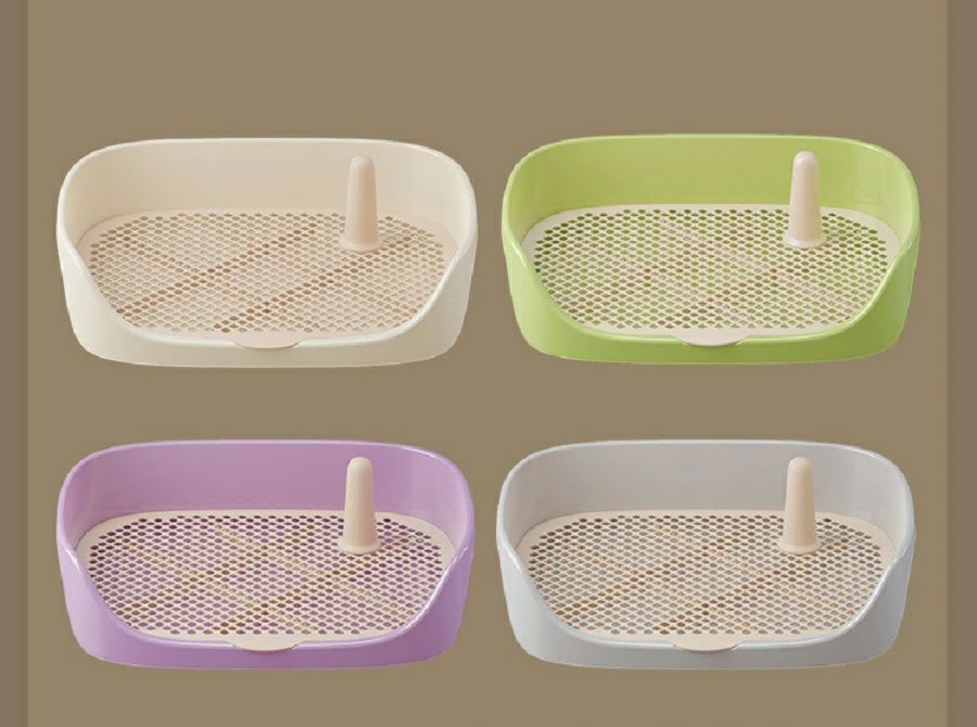 Rakuten - 犬 トイレトレー トイレ 40*30*11cm 小型犬 ワイド 保護掃除が簡