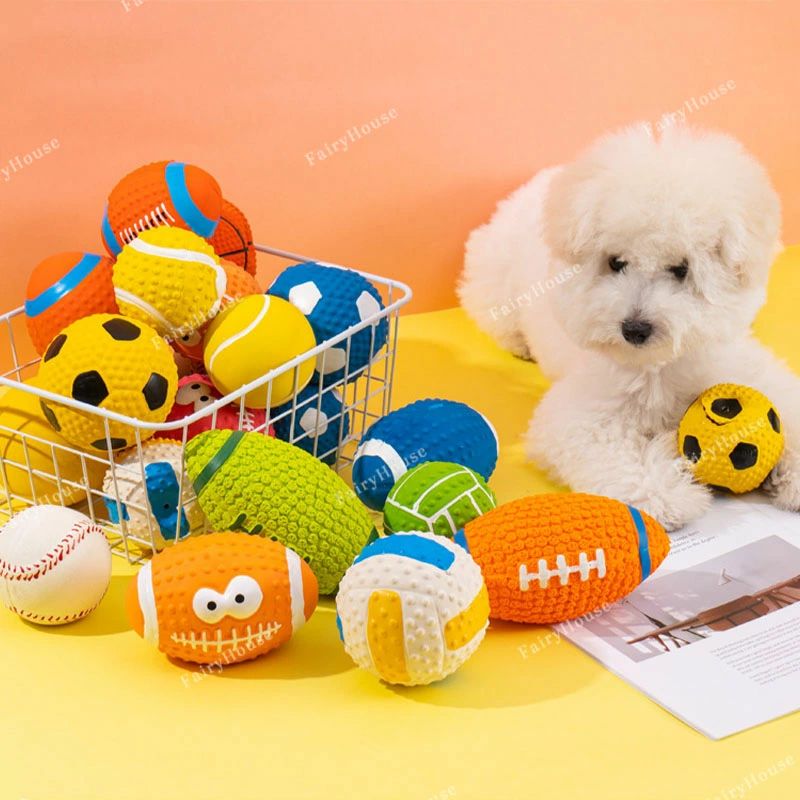 Rakuten - 噛む 犬 おもちゃ 犬のおもちゃ 送料無料 音が鳴る 歯磨 ボール