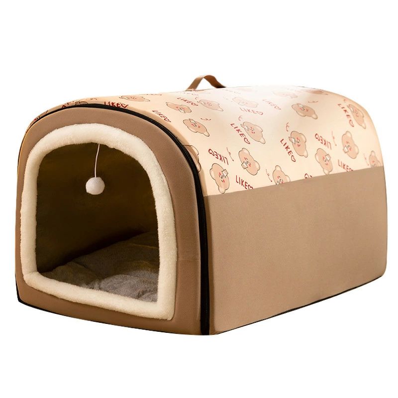 Rakuten - ペットベッド 猫 XL XXL ペットハウス 小/ 犬 M 2way ドーム型