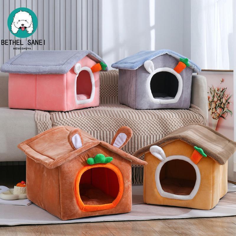 Rakuten - 犬 PET HOUSE 猫 犬ハウスドーム型 室 ペットハウス 折りたたみ