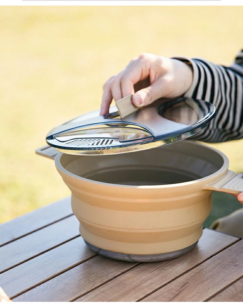 雅和屋のステンレス ケトル ケトル 軽量 X-ポット 対応 IH キッチン調理器具 登山用品 キャンプ 折りたたみ式 対応 キャンピング 軽量ケトル ポット クッカー シリコンケトル トラベル アウトドア 可能 持ち運び 直火 ソロ ih 鍋 コンパクト｜アングル2