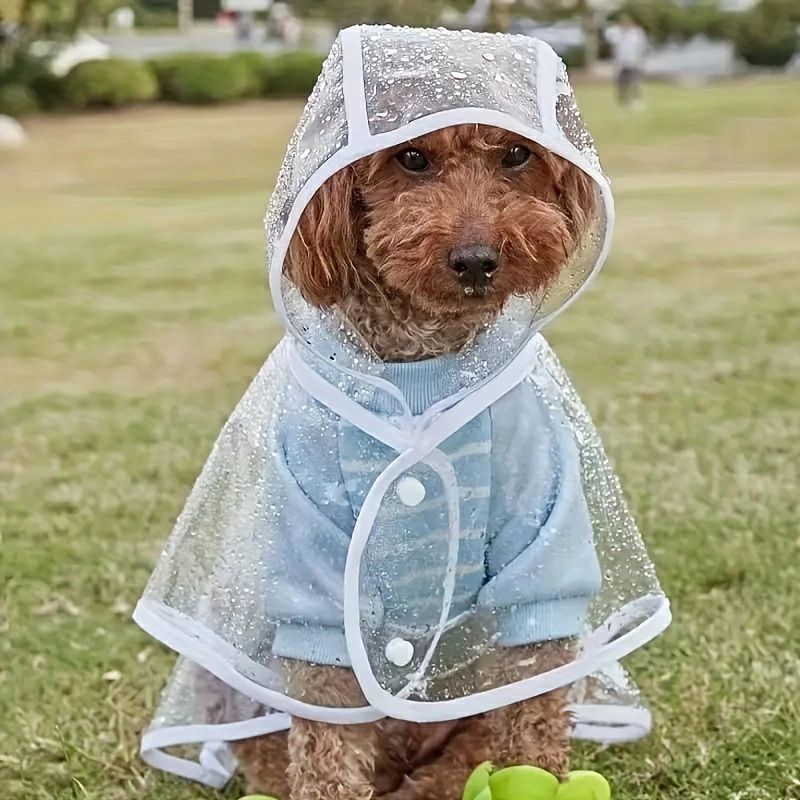 犬 レインコート ペット レイン ウェア ポンチョ カッパ 小型犬 中型犬 着せやすい...