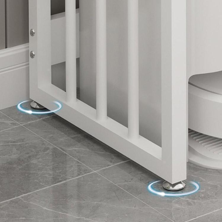 ケーブルボックス ルーター収納 タップボックス ロボット掃除機設置 ルンバ基地 お掃除ロボット 収納 木製 1段 高さ42cm コードケース スッキリ [3]