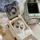 送料無料リッチェル キャンピングキャリーダブルドア 超小型犬猫用 ダークブラウン Sサイズ
