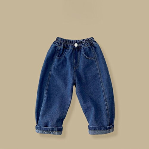 再入荷！ソフトなデニム生地＆サルエル ライン DENIM 前切り替えPOINTウォッシュワ...