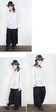 晩夏 初秋カラーで再登場!レーヨン 麻 ユルッと サルエル ロング パンツ到着後レビューでクーポン!レトロ ゆったり コクーン レーヨン リネン ナチュラル モード クロ ブラウン チャコール グレー カーキレディース ボトム ウエストゴム 大人カジュアル