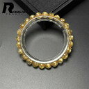 上級 EU製 ★ROBEAN・極!極満針ルチルクォーツ★ブレスレット パワーストーン アクセサリー ギフト プレゼント メンズ レディース 天然石 金運 お守り 7.3-7.8mm M0722909