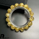 レア EU製 ★ROBEAN・極!極満針ルチルクォーツ★ブレスレット パワーストーン アクセサリー ギフト プレゼント メンズ レディース 天然石 金運 お守り 13.3-13.8mm K0721849