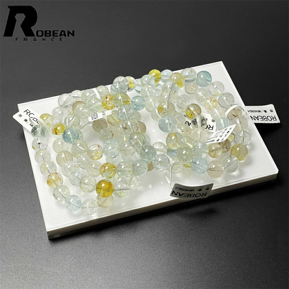 貴重 EU製 ★ROBEAN・トパーズ★パワーストーン ブレスレット アクセサリー 天然石 原石 マルチカラー 高級 上品 綺麗 幸運 お守り 浄化 プレゼント...