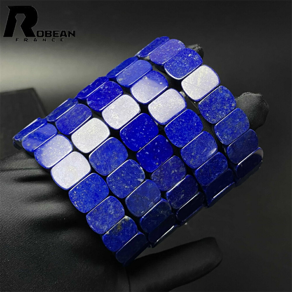 夢色 EU製 ★ROBEAN・ラピスラズリ・バングル★パワーストーン アクセサリー 天然石 ブレスレット 夢色 お守り 浄化 綺麗 幸運 上品 エネルギー 高級...