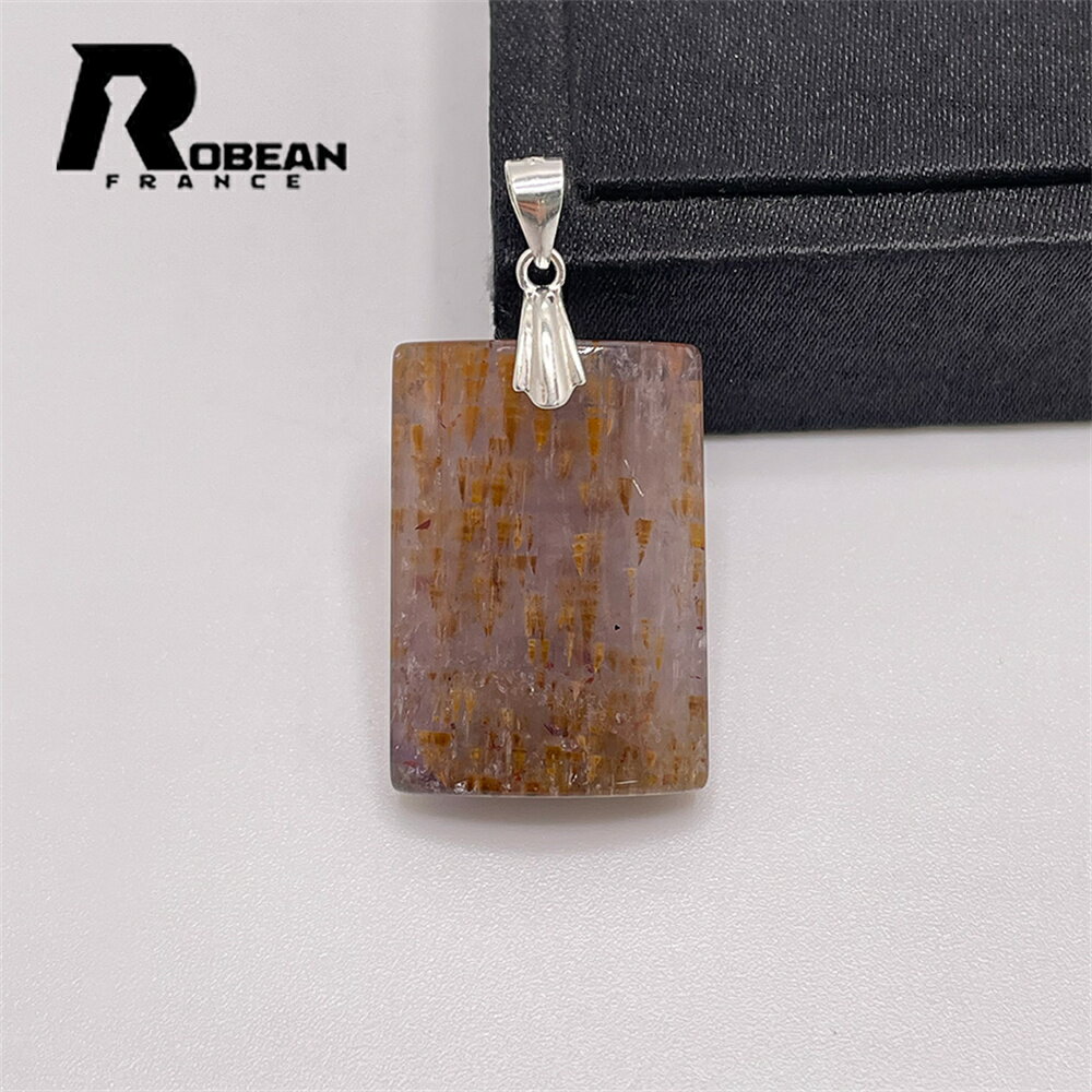 上級 EU製 ★ROBEAN・パープルトルマリン・ペンダント★パワーストーン 天然石 金運 浄化 開運 ギフト プレゼント ギフト きれいめ 幸運 贈り物 約26.1*18.4*7.3mm M723199