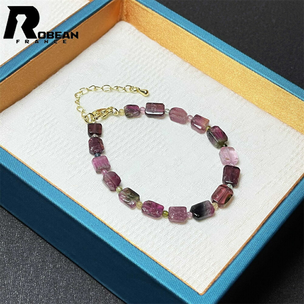 高級 EU製★ROBEAN・トルマリン★ブレスレット 高級 天然石 パワーストーン 天然石 原石 綺麗 幸運 開運 お守り 浄化 プレゼント ギフト 誕生日 贈...