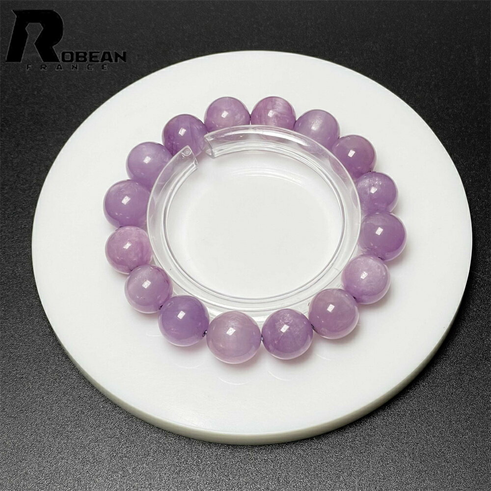上品 EU製 ★ROBEAN・ クンツァイト・リシア輝石★パワーストーン ブレスレット アクセサリー 癒し 天然石 開運 綺麗 ギフト プレゼント メンズ レデ...