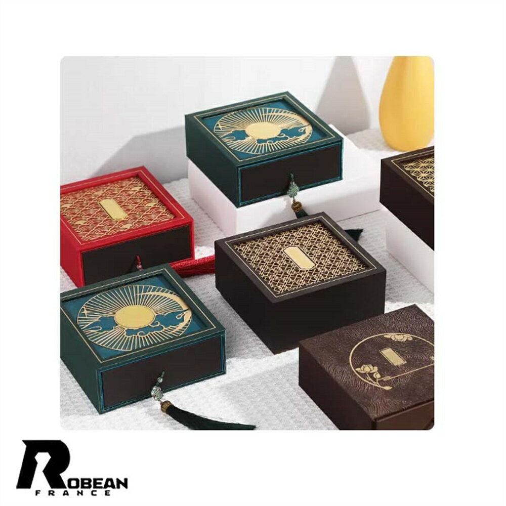 【高級古法バングルボックス】★ROBEAN★引き出し式ジュエリーボックス 伝統継承デザインコレクション用 高級感あふれるギフトボックス 手镯・ブレスレット収納 小物整理用 贈答用 プレゼント向け レディース メンズ兼用 出張・旅行にも最適