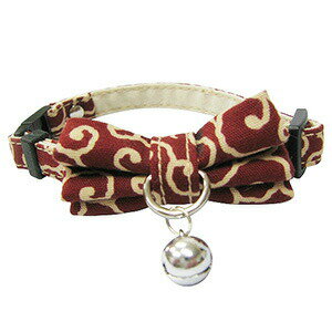 特徴 ◎かわいいリボンをあしらったネコ用首輪リボンタイプ ◎首輪に負荷がかかると人の手を使わなくてもはずれるセーフ機能バックル ◎鈴付き ■サイズ：首回り16cm〜26cm　■材質：コットン、プラスチック、真鍮・鉄（鈴）、鉄（金属リング） ■原産国：日本　■メーカー：フレイム