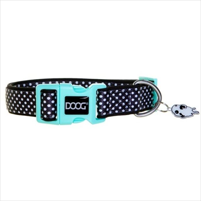 DOOG ドゥーグ ネオフレックス カラー M ポンゴ （犬用首輪） 【メール便可】DOOGのネオフレックスカラーは、軽く柔らかな着け心地に配慮した犬用首輪です。普段のお散歩はもちろん、同シリーズのリードと合わせたコーディネートにもおすすめです。おすすめポイント軽く柔らかな着け心地に配慮した犬用首輪柄デザインを楽しめるネオフレックスシリーズ同シリーズのリードと合わせやすい普段のお散歩やお出かけにおすすめこんな方におすすめ軽く柔らかな首輪を選びたい方に水遊びやアウトドアでも使いやすい首輪を探している方に同シリーズのリードと合わせたい方に商品仕様サイズ首回り28〜42cm 幅2.5cm　適応体重：〜20kg未満サイズ表記Mカラーポンゴ材質ネオプレン・ナイロン・綿・ステンレススチール・プラスチック原産国中国メーカー株式会社シームーン※サイズは目安です。ご購入前に愛犬の首回り・胴回り等を測定し、余裕をもってお選びください。仕様・パッケージは予告なく変更となる場合がございます。