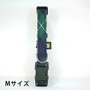 【最大2000円OFFクーポン配布中】 フェリーク タータンチェックカラー グリーン Mサイズ(犬用カラー) 【メール便可】