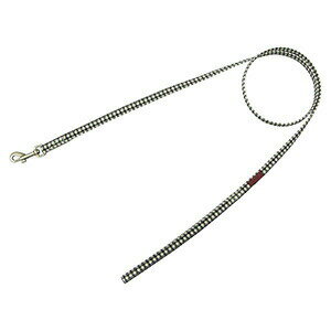 樂天商城 - 【最大10％OFFクーポン配布中】 ブルーミー　ギンガムリード　XS　ブラック(犬用リード） 【メール便可】